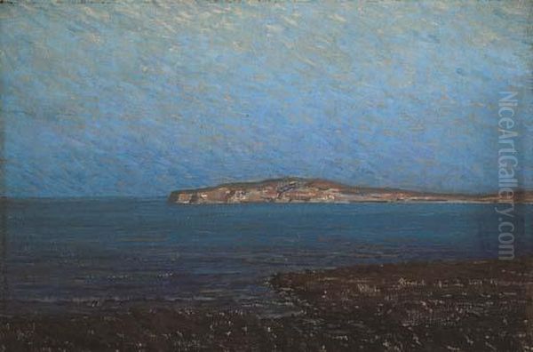 Coyote Point Oil Painting by Granville Redmond
