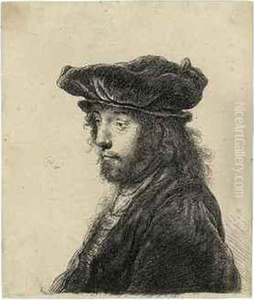 The Fourth Oriental Head Oil Painting by Rembrandt Van Rijn