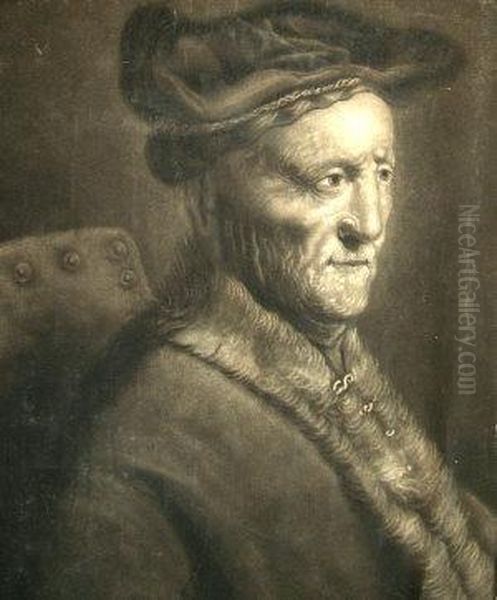 Portrait Of The Artist's
Father Oil Painting by Rembrandt Van Rijn