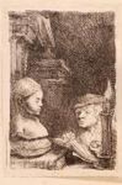Escultor Oil Painting by Rembrandt Van Rijn