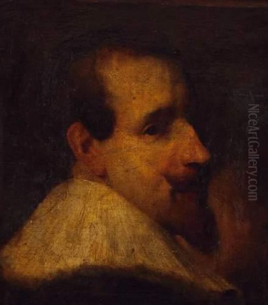 Portrait Extrait De La Lecon... Oil Painting by Rembrandt Van Rijn