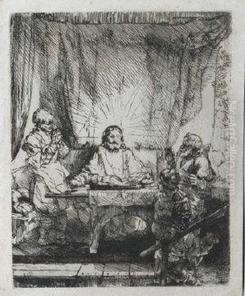 Untitled Oil Painting by Harmenszoon van Rijn Rembrandt
