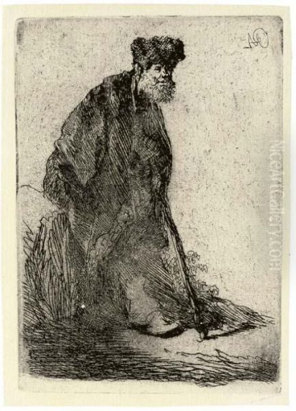 Three Later Impressions Oil Painting by Rembrandt Van Rijn