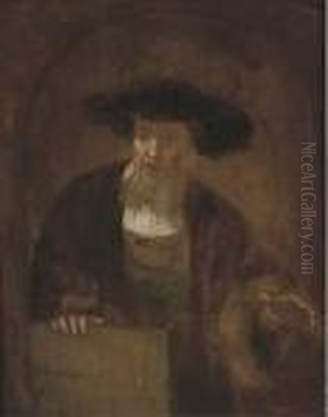 Portrait Of An Old Man Oil Painting by Rembrandt Van Rijn