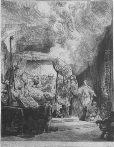 Death Of The Virgin Oil Painting by Harmenszoon van Rijn Rembrandt