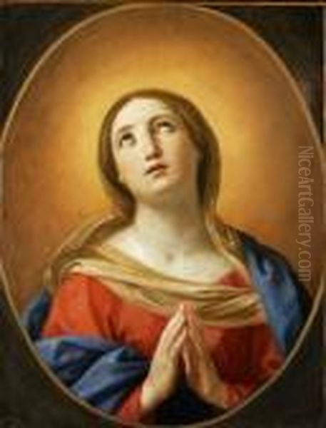 Madonna In Preghiera Oil Painting by Guido Reni