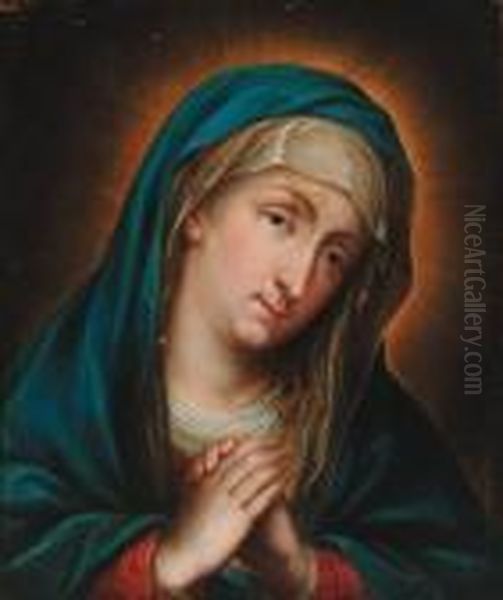 The Madonna At Prayer Oil Painting by Guido Reni