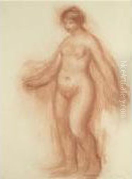 Etude Pour Le Jugement De Pris Oil Painting by Pierre Auguste Renoir