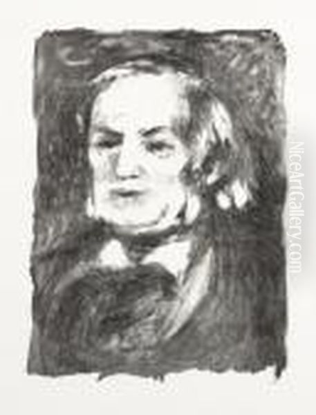 Richard Wagner (d.; S. 33) Oil Painting by Pierre Auguste Renoir