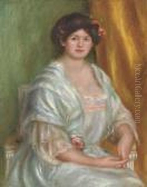 Madame Thurneyssen Oil Painting by Pierre Auguste Renoir