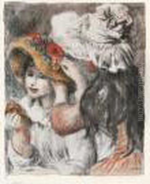 Le Chapeau Epingle, 2e Planche Oil Painting by Pierre Auguste Renoir