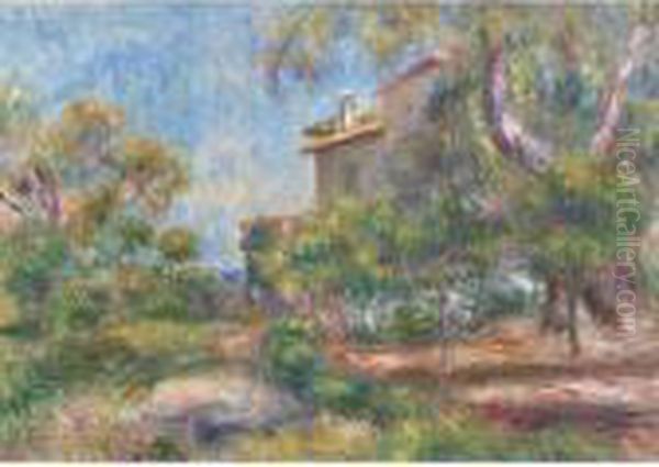 Villa A Cagnes Oil Painting by Pierre Auguste Renoir