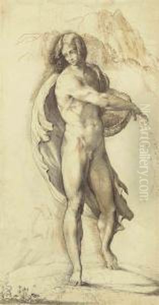The Sower Oil Painting by George Richmond