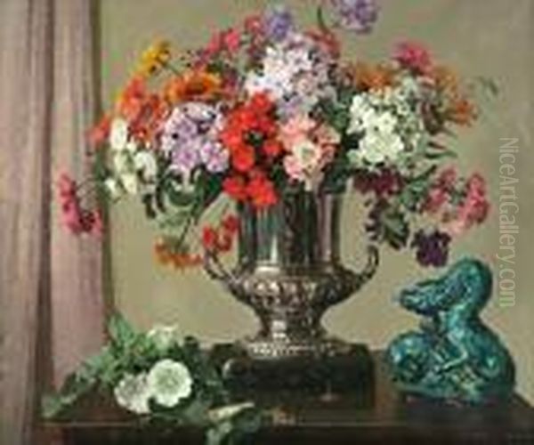 A Galaxy Of Blossoms Oil Painting by David the Elder Richter