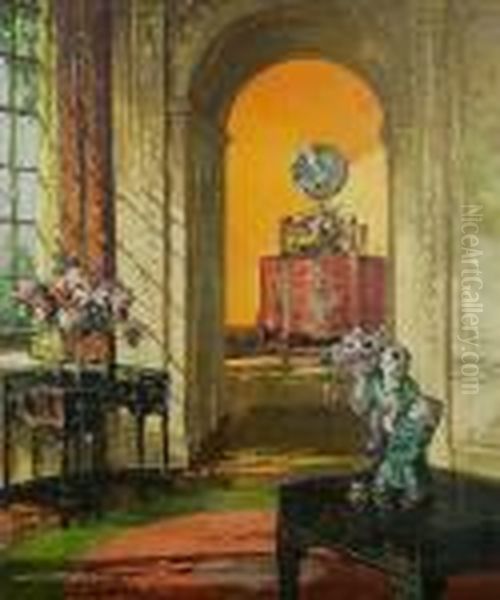 Sunlight Pageantry Oil Painting by David the Elder Richter