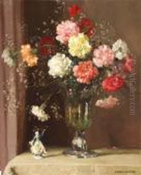 Still Life Oil Painting by David the Elder Richter