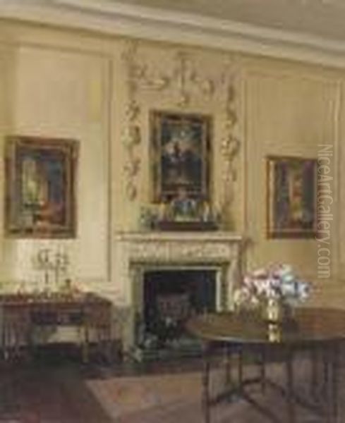 The Artist's Home Oil Painting by David the Elder Richter