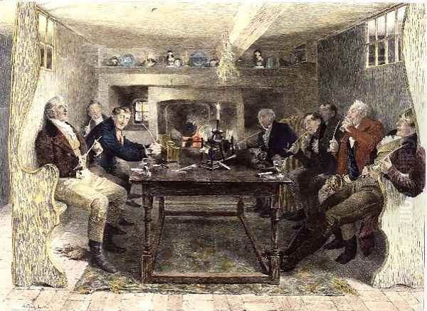 The Squires Song, published 1933 Oil Painting by Walter-Dendy Sadler