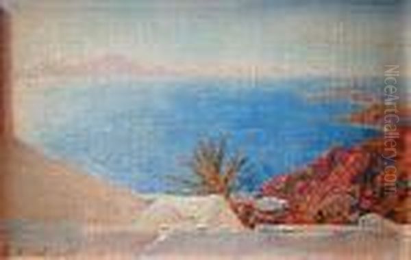 Vue Sur Labaie De Tunis Oil Painting by Aleksandr Rubcov