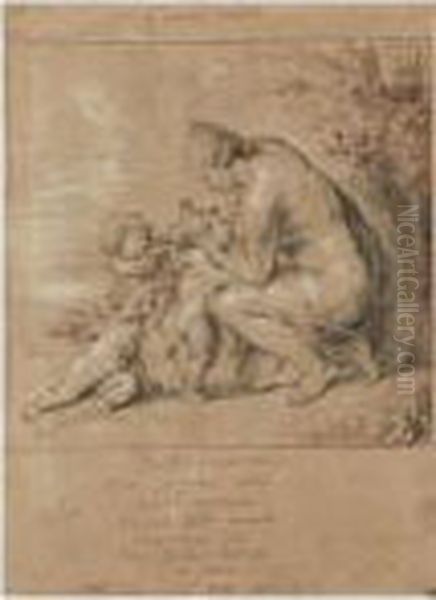 Venus Nursing The Cupids Oil Painting by (studio of) Rubens, Peter Paul