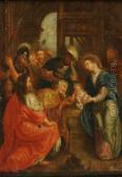 The Adoration Of The Magi Oil Painting by (studio of) Rubens, Peter Paul