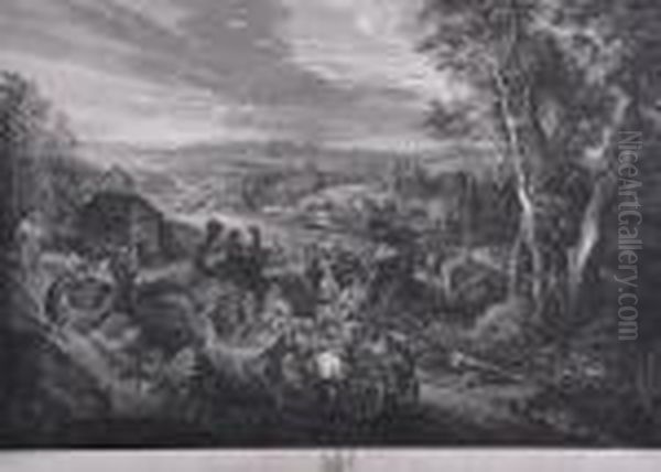 Goingto Market Oil Painting by (studio of) Rubens, Peter Paul