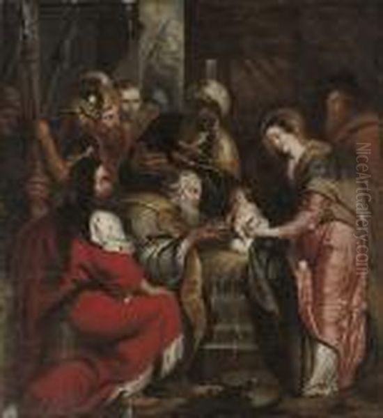 The Adoration Of The Magi Oil Painting by (studio of) Rubens, Peter Paul