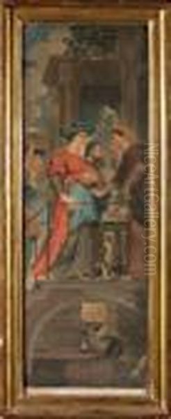 La Visitation Oil Painting by (studio of) Rubens, Peter Paul