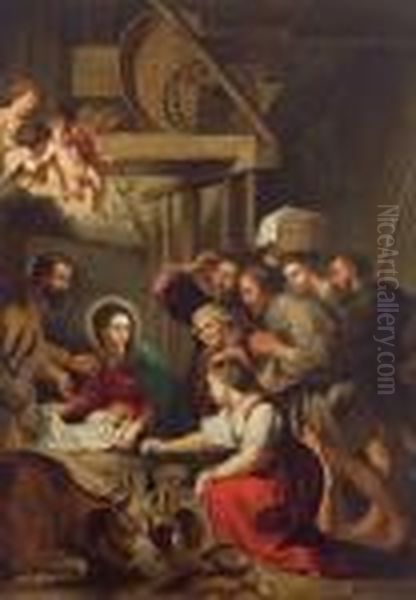 La Nativita Di Gesu Oil Painting by Peter Paul Rubens
