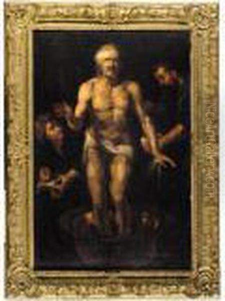 The Death Of Seneca Oil Painting by (studio of) Rubens, Peter Paul