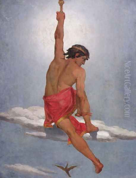 Midday, from the Four Periods of the Day series, 1833 Oil Painting by David Scott