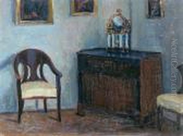 W Saloniku Oil Painting by Bronislawa Rychter-Janowska