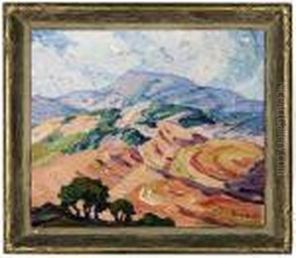 In The Red Rock Region, Manitou, Colorado Oil Painting by Sven Birger Sandzen