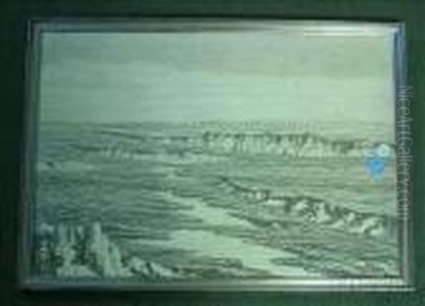 Prairie Motif From Graham County, Kansas Oil Painting by Sven Birger Sandzen