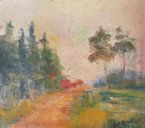 Piaski Oil Painting by Czeslaw Sadowski