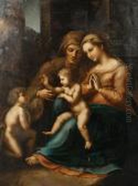 Madonna Del Divino Amore Oil Painting by Raphael