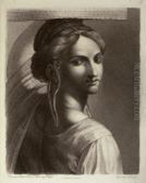 Essays After The Cartoons Of
 Raphael At Windsor ... Drawn Oil Painting by Raphael (Raffaello Sanzio of Urbino)