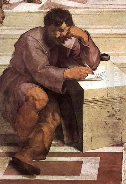 The School of Athens (detail) Oil Painting by Raphael