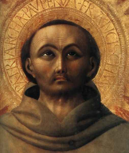 The Ecstasy of St Francis (detail) 1437-44 Oil Painting by Stefano Di Giovanni Sassetta