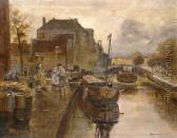 Kikoto Oil Painting by Hugo Scheiber