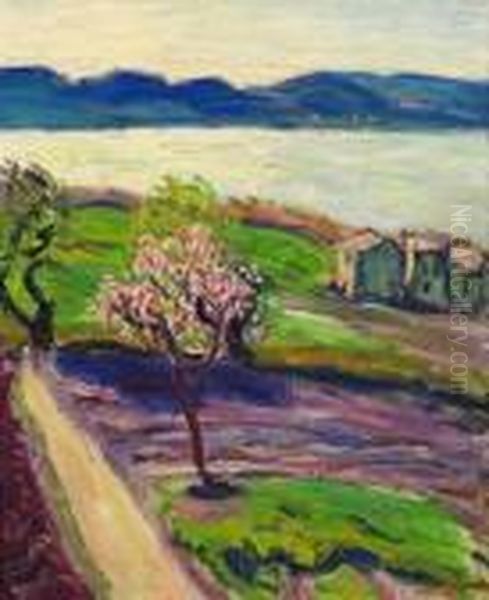 Arbre En Fleurs Oil Painting by Rene Seyssaud