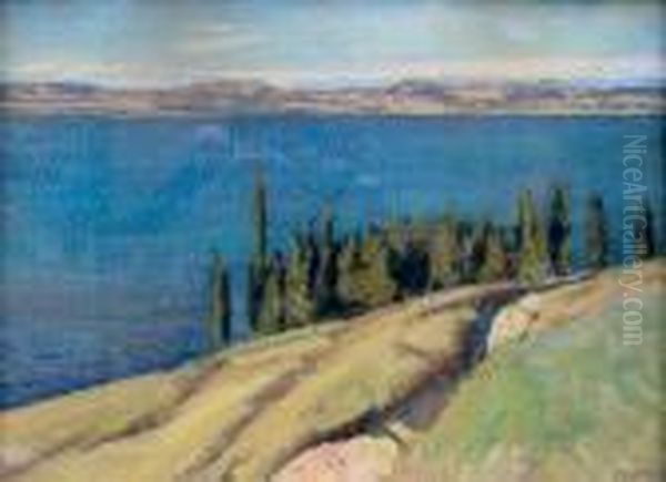 Vue Sur Mer Oil Painting by Rene Seyssaud