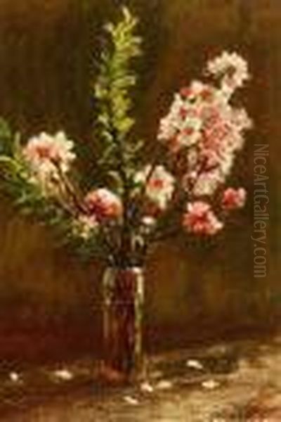 Bouquet De Fleurs Vers 1930 Oil Painting by Rene Seyssaud