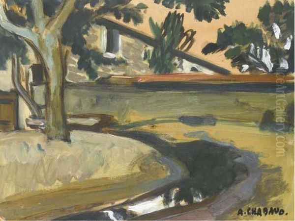Paysage De Provence Oil Painting by Rene Seyssaud