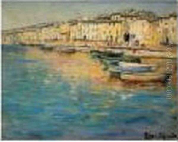 Port Du Midi Oil Painting by Rene Seyssaud