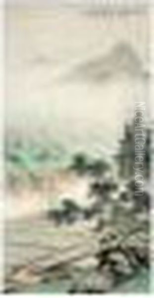 Early Spring In Jiangnan Oil Painting by Chen Shaomei Early Spring In Jiangnan Oil Painting by Chen Shaomei