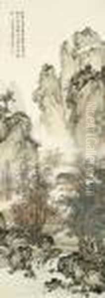 Studio In The Grove Oil Painting by Chen Shaomei