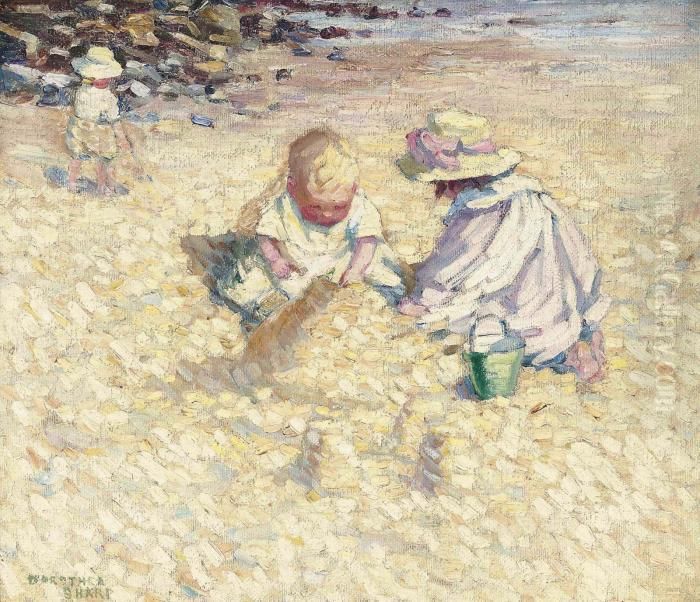 The Sandcastle Oil Painting by Dorothea Sharp