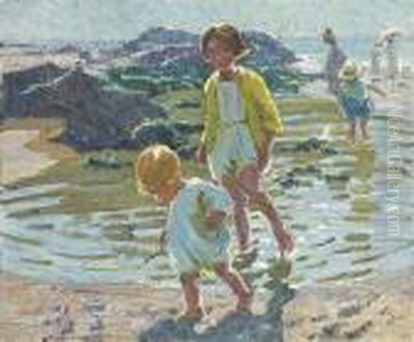 The Rock Pool Oil Painting by Dorothea Sharp