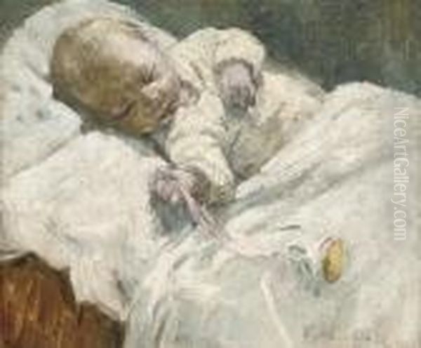 Fast Asleep Oil Painting by Dorothea Sharp